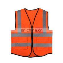 Customized Logo and Pattern High Visibility Reflective Safety Clothing Shirt Vest