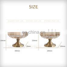 Crystal Glass Large Table Antique Fancy Fruit Bowl Fruit Tray Comport thumbnail-2