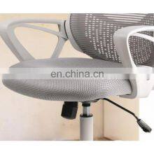 Gray Office Chair Ergonomic Desk Task Mesh Chair With Armrests Swivel Adjustable Height thumbnail-5