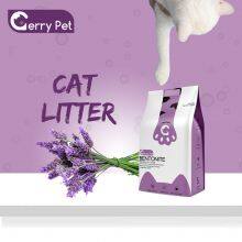 Lavender Scent Bentonite Cat Litter Gerry Pet Dust Free 20L /10L /5L thumbnail-1