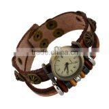 Ethnic Jewelry Multi Wrap Watch Leather Bracelet Personalized Multy Layer Strand Snap Buckle Bracelets thumbnail-3