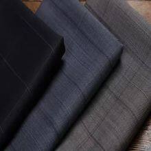 Wholesale Italian 180 Gsm Soft Blend Fabric 80% Wool 20% Poly Fabric for Formal Suit thumbnail-3