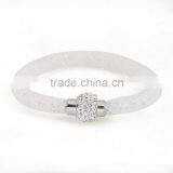 New Arrivals Colorful Mesh Single Wrap Stardust Bracelets With Crystal Stones Filled Magnetic Clasp Charm Bangles thumbnail-6