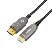 DisplayPort1.4 to HDMI2.1 Fiber Active Optical Cable-AOC-8K/60Hz