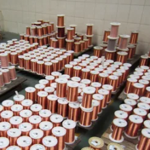 White Reel Wound High Solderability Family Insulating Wire 130/155 Class Polyester Enamelled Aluminium Round Wire Magnet thumbnail-4