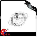 2016 Hot Kitchenware Vegetable Strainer Basket/ Stainless Drain Basin/ Fruit Rice Colander thumbnail-1