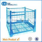 Welded stacking insulated collapsible metal cage