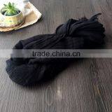 90CMX210CM Large Long Size Cotton Linen Plain Pashmina Shawl thumbnail-5