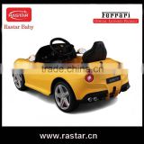 Best selling RASTAR plastic licensed Ferrari electric ride on car for children