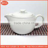 Porcelain Tea Pot Customized Plain White Ceramic Porcelain Tea Pot & Kettle and Saucer High Temperature Porcelain thumbnail-2