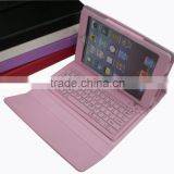 Wholesales Pink Leather Case Keyboard 7 inch for ipad mini