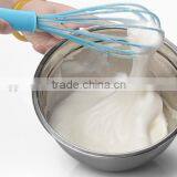 Hot Sale Rainbow Silicone Whisk With PP Handle Silicone Kitchen Utensils for Blending, Whisking, Beating & Stirring thumbnail-4