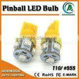 High Quality Pinball Led Bulb 3528 T10