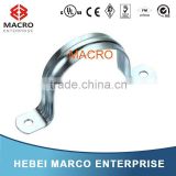 pre-galvanized carbon steel two holes pipe strap