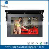 Bus/Car Ceiling Mount 1080P HD 15 Inch Lcd Video Monitor