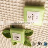 HOT SALE green tea hotel 30g soap with OEM design