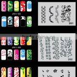 Airbrush Nail Art Stencil Set No.11, 260 Designs thumbnail-1