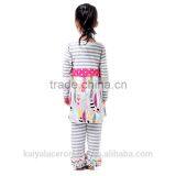 2016 New Fall Kid Clothes Strips Long Sleeve Boutique Fall Boutique Girl Clothing for Kids thumbnail-4
