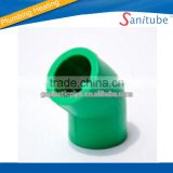 ppr pipe fittings 45 degree elbow