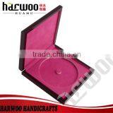 High-end Wooden Wedding CD Box With EVA Lining
