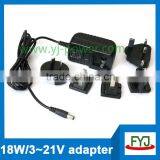 Interchangeable Plug 12v 1a Power Supply With eu us au uk Plug thumbnail-5