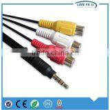 Factory High Speed 3.5mm Audio Coaxial Cable 90 Degree Audio Cable Volume Control Audio Cable thumbnail-3