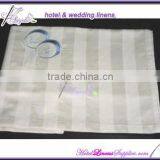 250TC ivory stripe duvet covers with embroidered logo, quilt covers, duvet shams-wholesale price