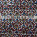 Love Birds Queen Size Indian Hand Block Printed Quilt thumbnail-3