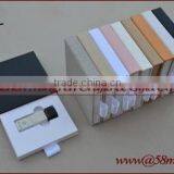 Wholesale Fabric Linen USB Drive Gift Boxes Wedding Package USB Box