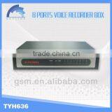 Free Recording System,8 Lines Voice Recorder