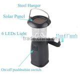 Rechargeable Plastic LED Solar Hand Cranking Dynamo Lantern thumbnail-2