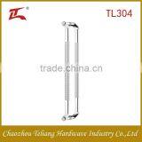 L Shape Satin Polish Stainless Steel Glass Door Handles thumbnail-1