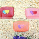 Girls Small Multi Color PU Card Money Coin Bag With Zipper