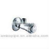 Brass Chrome Plated Sanitary Toilet Round Angle Valve