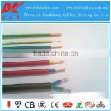 xlpe single core low voltage cable 10mm2 single core cable insulated single core copper green/yellow wire