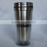 double wall thermos travel mug