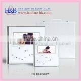 H&B Top Sale 14x14 White Acrylic Wedding Photo Albums