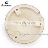 E27 Ceramic Ceiling Rose Light Holder, Light Pink Braided Electric Wire thumbnail-5