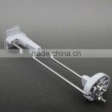 Retail Anti-theft Security Display Metal Slatwall Hooks For Supermarket/Stores