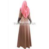 OEM Service Wholesale Cheap Long Islamic Muslim Kaftan Abaya Maxi Dress Quality Choice thumbnail-4