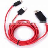 New Red Line MHL Cable! 1080P MHL to HDM I Cable for Samsung Galaxy S3 S4 thumbnail-4