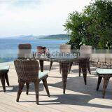 Wicker Dining Set With Six Chair