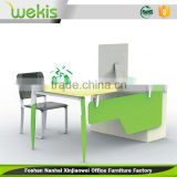 OEM assembled new design office computer table design workstation partition with customized size