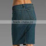 2015 New Designer Slit Denim Skirt Mature Women Short Skirt, Women's Clothing Imported From China JXQ1122 thumbnail-5