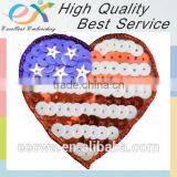 Professionally Custom Heart Sequins Embroidery thumbnail-4