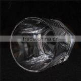 Star Shaped 9oz Clear Drinking Whisky Glass Rock Tumbler thumbnail-3