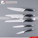 6 Pcs Forged Pom Handle Kitchen Knife Set With S.s Utility Block thumbnail-2
