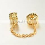 2016 New Design S925 Silve Safety Chain Metal Charms thumbnail-2