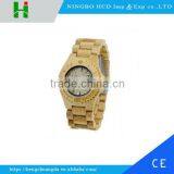 2016 Hot Sell Calendar Feature Maple Wooden Watch thumbnail-1