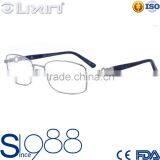 Silver Metal Frame With Diamond Classic Design ,Elegant Optical Eyewear
